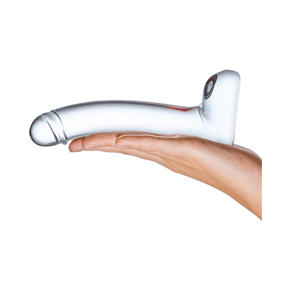 ELECTRIC EEL - GLAS 7 IN. REALISTIC CURVED GLASS G-SPOT DILDO