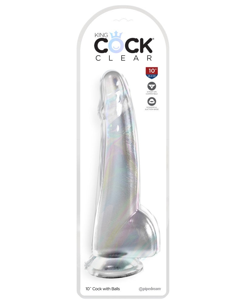 PIPEDREAM - KING COCK CLEAR - MEDIUM DOUBLE TROUBLE CLEAR