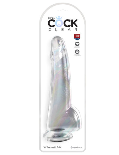PIPEDREAM - KING COCK CLEAR - MEDIUM DOUBLE TROUBLE CLEAR