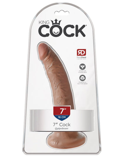 PIPEDREAM - KING COCK - 7" COCK  TAN