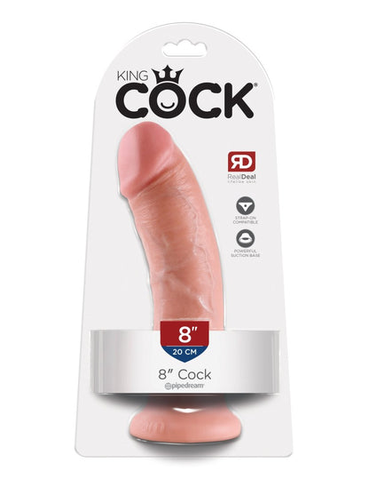 PIPEDREAM - KING COCK - 8" COCK  LIGHT