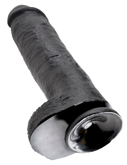PIPEDREAM - KING COCK - 11" COCK WITH BALLS BLACK
