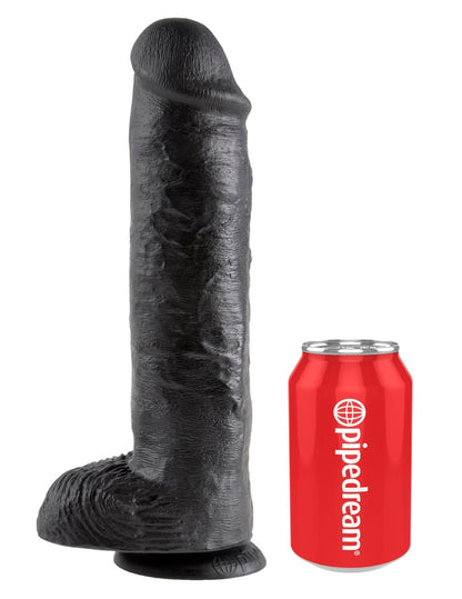PIPEDREAM - KING COCK - 11" COCK WITH BALLS BLACK