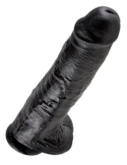PIPEDREAM - KING COCK - 11" COCK WITH BALLS BLACK