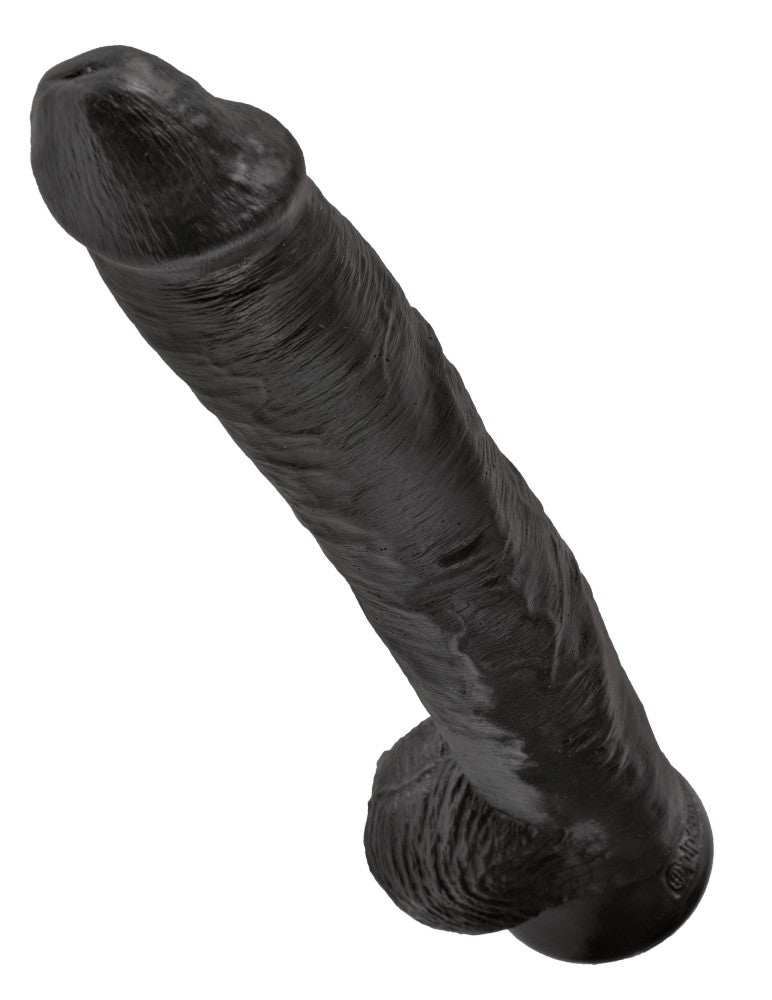 PIPEDREAM - KING COCK - 14" COCK WITH BALLS  BLACK