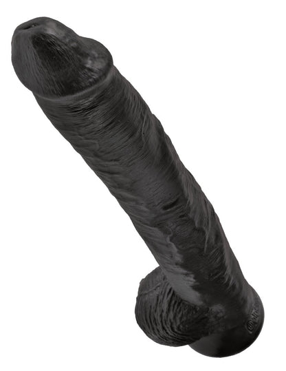 PIPEDREAM - KING COCK - 14" COCK WITH BALLS  BLACK
