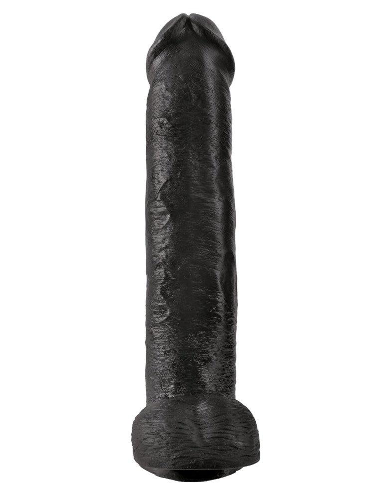 PIPEDREAM - KING COCK - 15" COCK WITH BALLS  BLACK