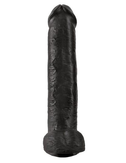 PIPEDREAM - KING COCK - 15" COCK WITH BALLS  BLACK