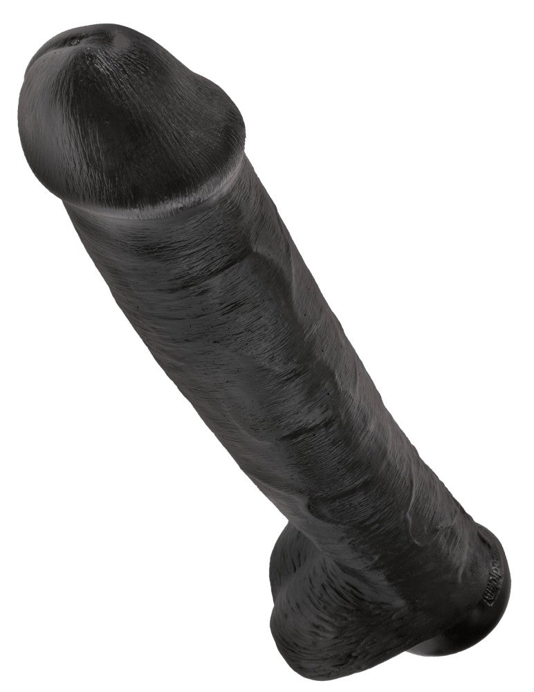 PIPEDREAM - KING COCK - 15" COCK WITH BALLS  BLACK