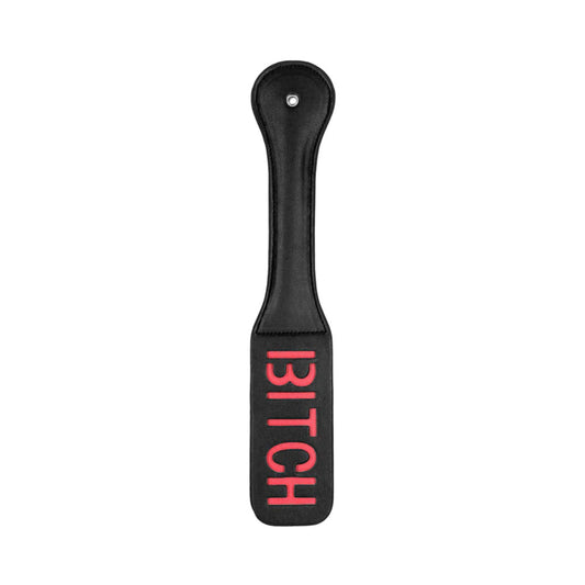 SHOTS - OUCH! ''BITCH'' PADDLE BLACK