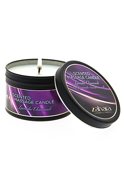 ZAHARA - VELA LAVANDA Y MANZANILLA PACK 24