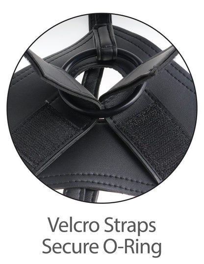 PIPEDREAM - KING COCK - 7" UNCUT WITH STRAP ON HARNESS  LIGHT
