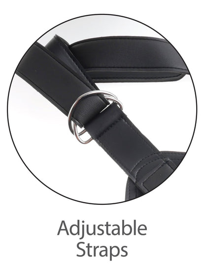 PIPEDREAM - KING COCK - 7" UNCUT WITH STRAP ON HARNESS  LIGHT