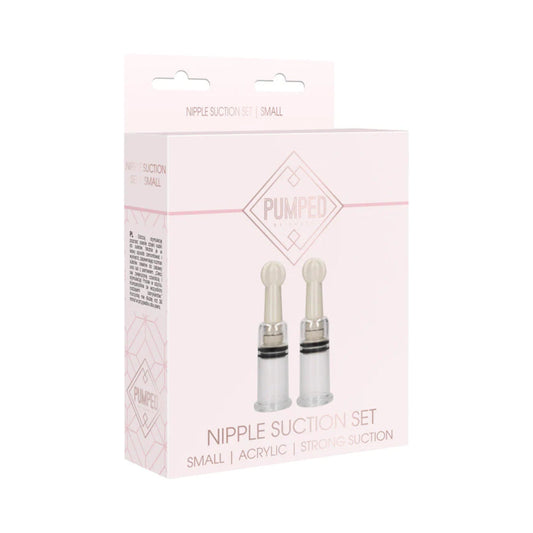 SHOTS - PUMPED NIPPLE SUCTION SET ROSE SMALL