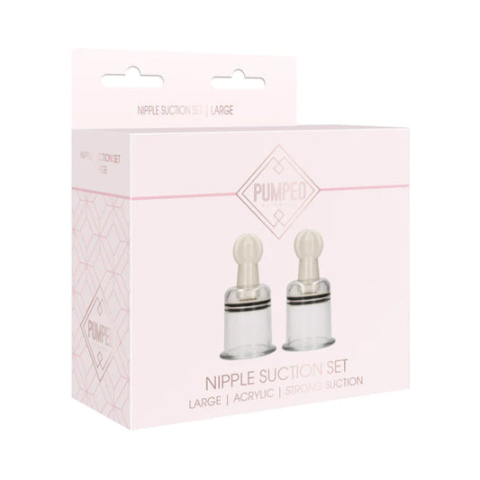 SHOTS - PUMPED NIPPLE SUCTION SET ROSE LARGE