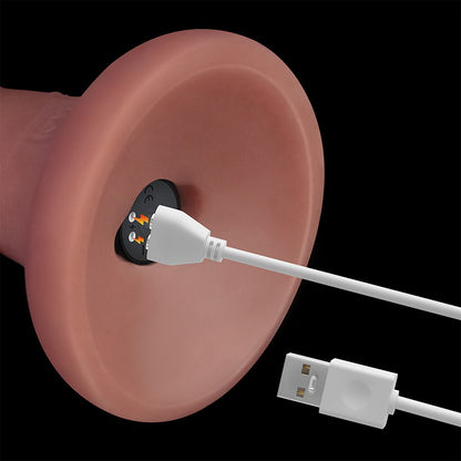 LOVETOY - 6'' VIBRATING DUAL DENSITY POWER COCK