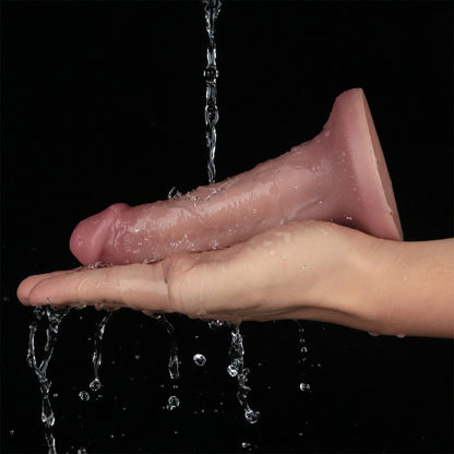 LOVETOY - 6'' VIBRATING DUAL DENSITY POWER COCK