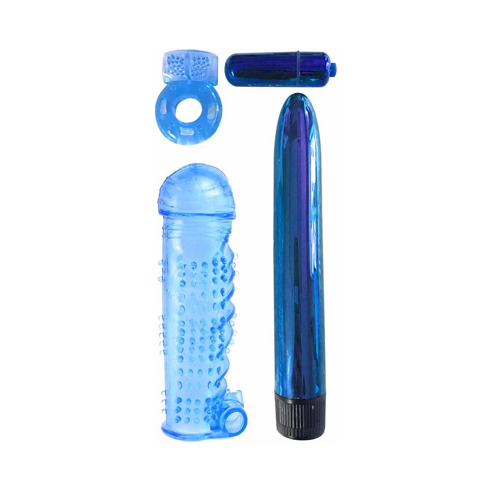 CLASSIX - ULTIMATE PLEASURE COUPLES KIT AZUL