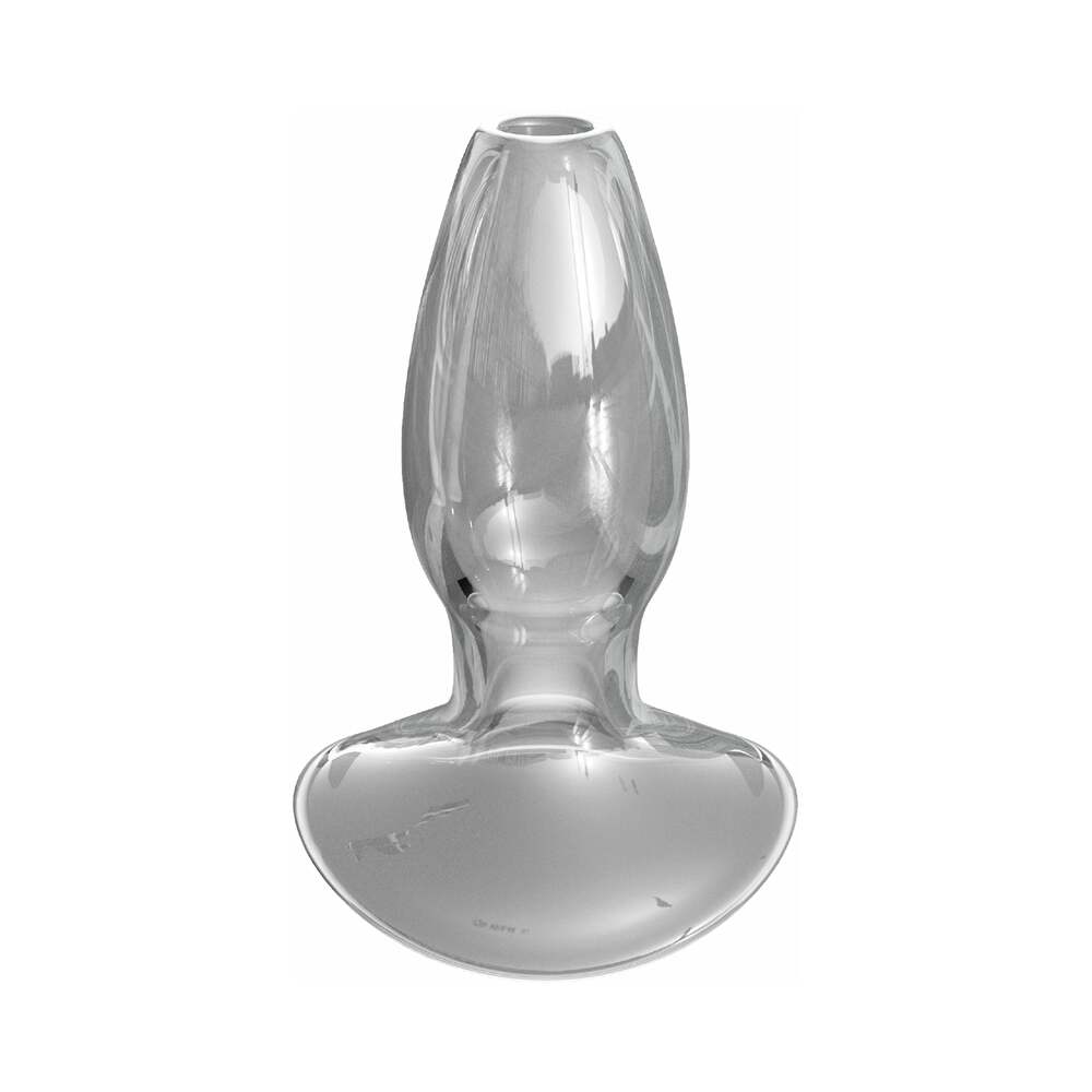 PIPEDREAM - ANAL FANTASY ELITE COLLECTION BEGINNER''S ANAL GAPER GLASS TUNNEL PLUG CLEAR