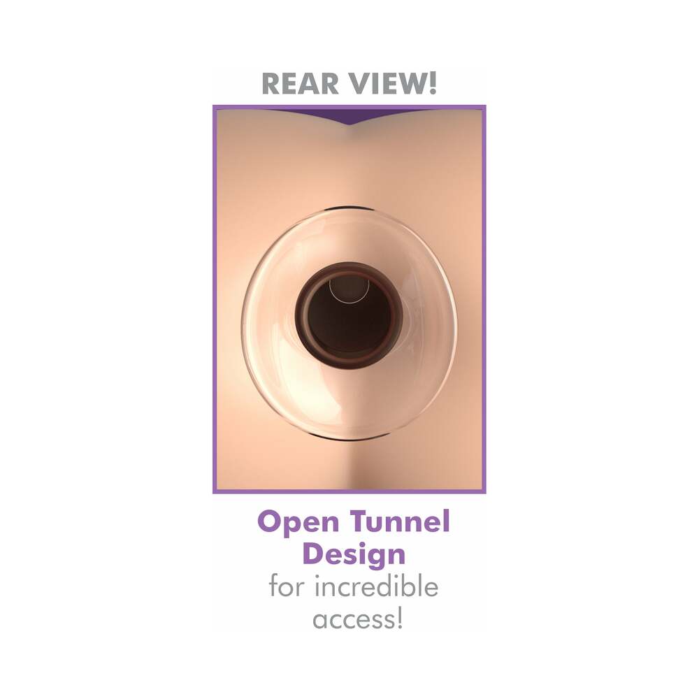 PIPEDREAM - ANAL FANTASY ELITE COLLECTION BEGINNER''S ANAL GAPER GLASS TUNNEL PLUG CLEAR