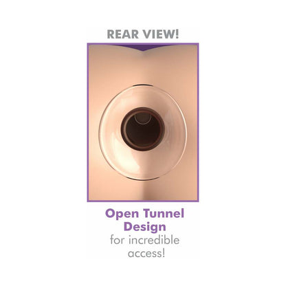 PIPEDREAM - ANAL FANTASY ELITE COLLECTION BEGINNER''S ANAL GAPER GLASS TUNNEL PLUG CLEAR