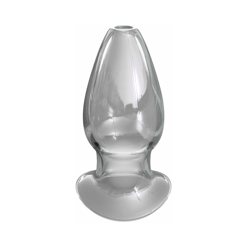 PIPEDREAM - ANAL FANTASY ELITE COLLECTION MEGA ANAL GAPER GLASS TUNNEL PLUG CLEAR
