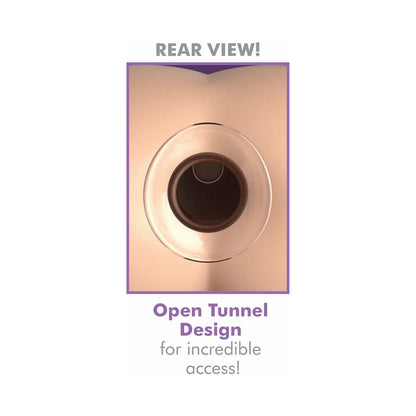 PIPEDREAM - ANAL FANTASY ELITE COLLECTION MEGA ANAL GAPER GLASS TUNNEL PLUG CLEAR