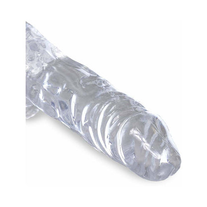 PIPEDREAM - KING COCK CLEAR 4 IN. COCK WITH BALLS REALISTIC SUCTION CUP DILDO