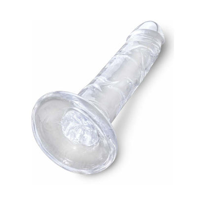 KING COCK CLEAR 6 IN. COCK REALISTIC DILDO WITH SUCTION CUP