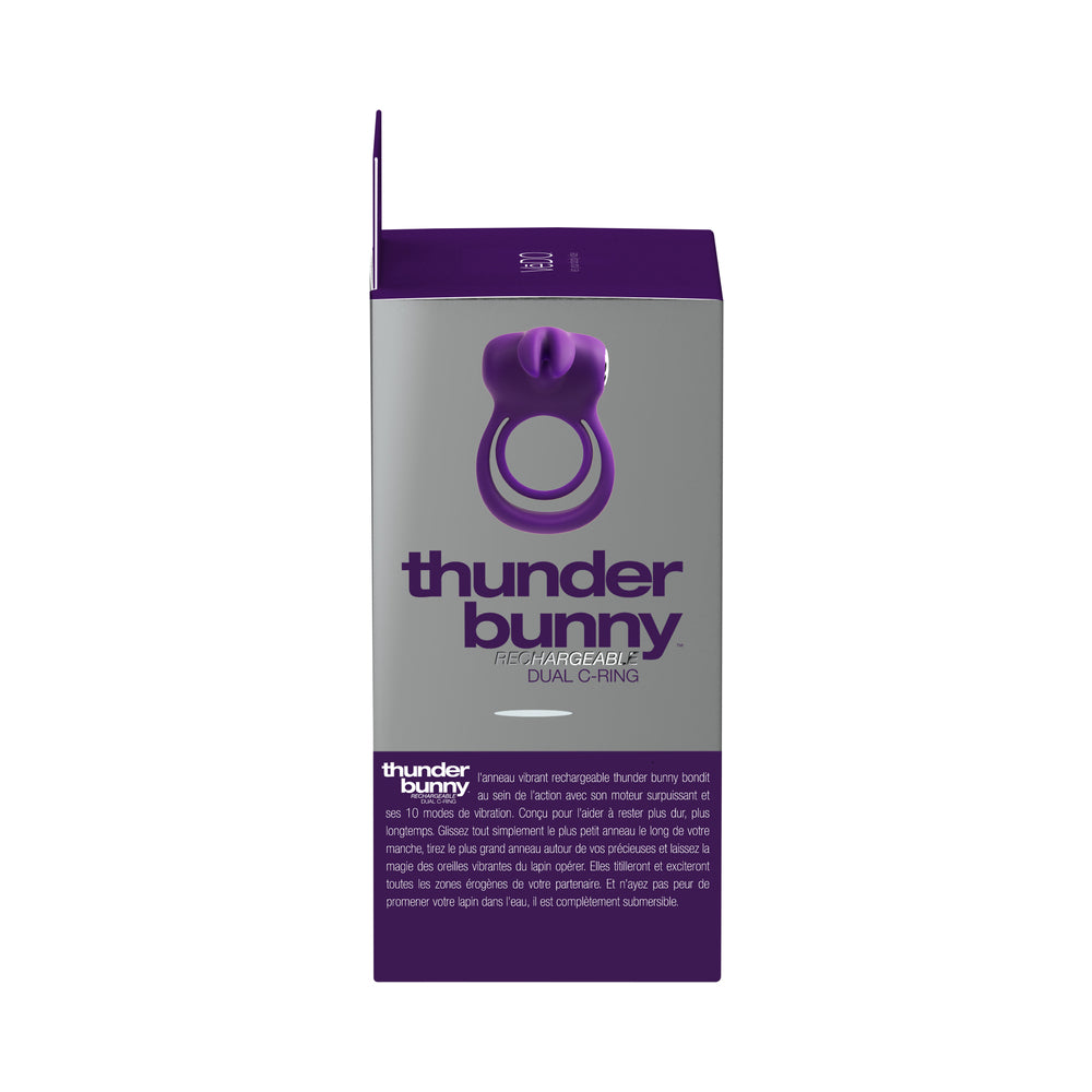 VEDO THUNDER BUNNY RECHARGEABLE DUAL C RING PURPLE