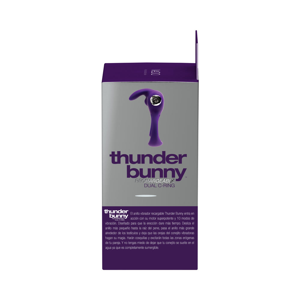 VEDO - THUNDER BUNNY RECHARGEABLE DUAL C RING PURPLE