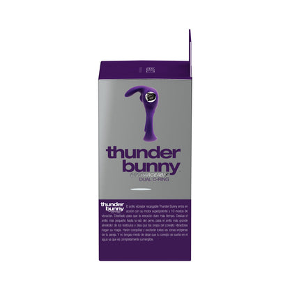 VEDO THUNDER BUNNY RECHARGEABLE DUAL C RING PURPLE