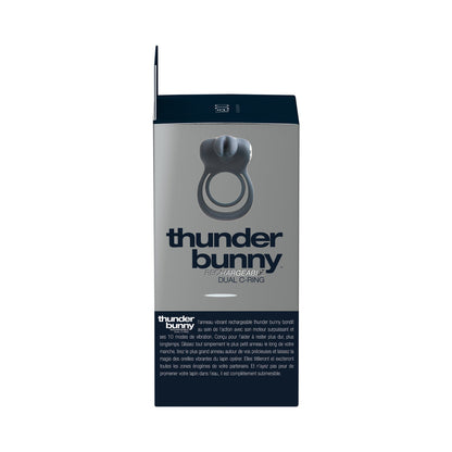 VEDO THUNDER BUNNY RECHARGEABLE DUAL COCKRING BLACK