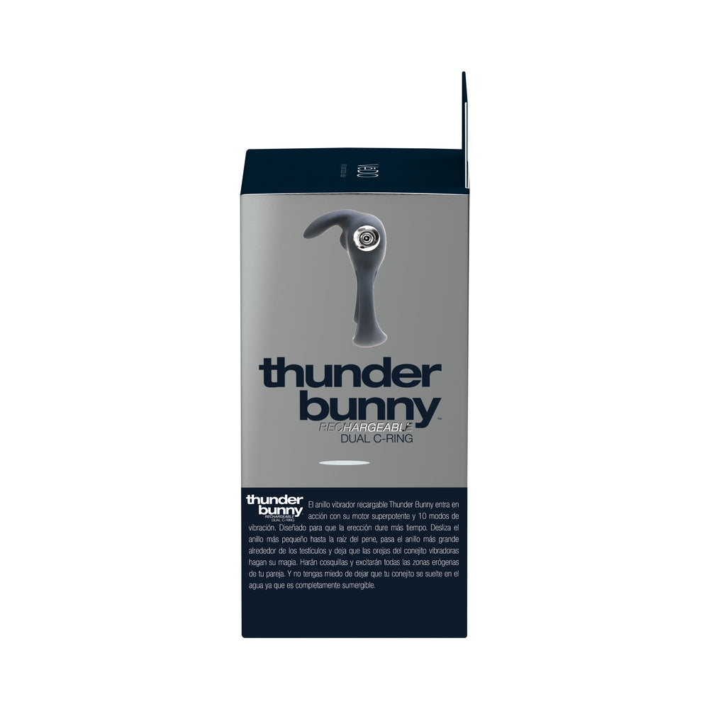 VEDO THUNDER BUNNY RECHARGEABLE DUAL COCKRING BLACK