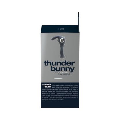 VEDO THUNDER BUNNY RECHARGEABLE DUAL COCKRING BLACK