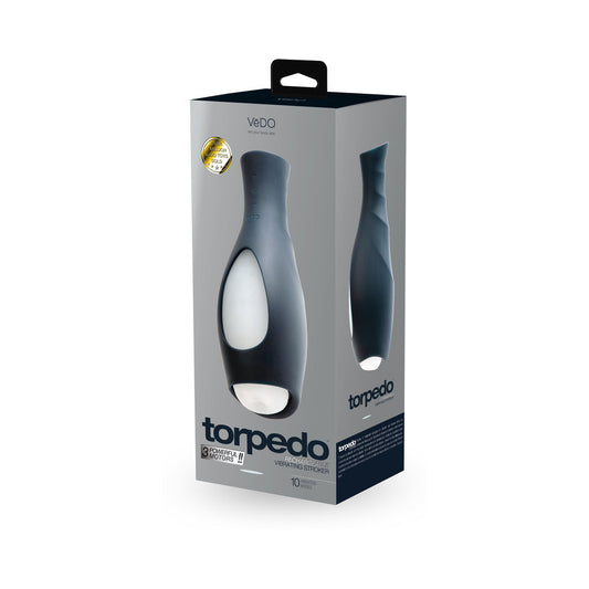 VEDO TORPEDO VIBRATING STROKER BLACK