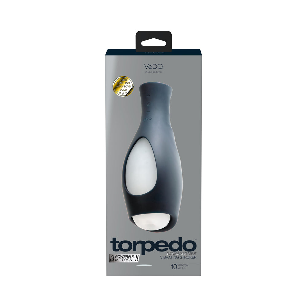 VEDO TORPEDO VIBRATING STROKER BLACK