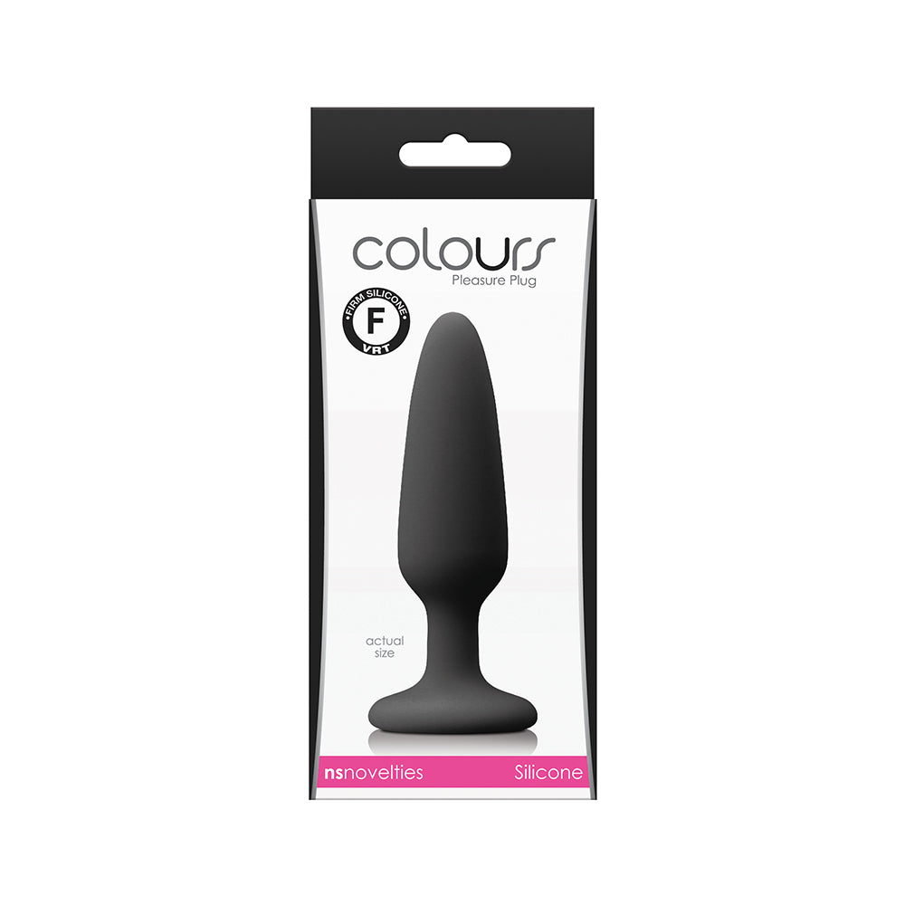 NS NOVELTIES - COLOURS PLEASURE PLUG SMALL BLACK
