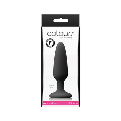 NS NOVELTIES - COLOURS PLEASURE PLUG SMALL BLACK