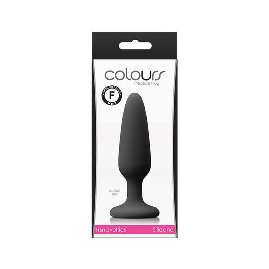 NS NOVELTIES - COLOURS PLEASURE PLUG SMALL BLACK