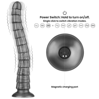LOVETOY - 14.5" KING SIZED VIBRATING VIBRAX SLIDER