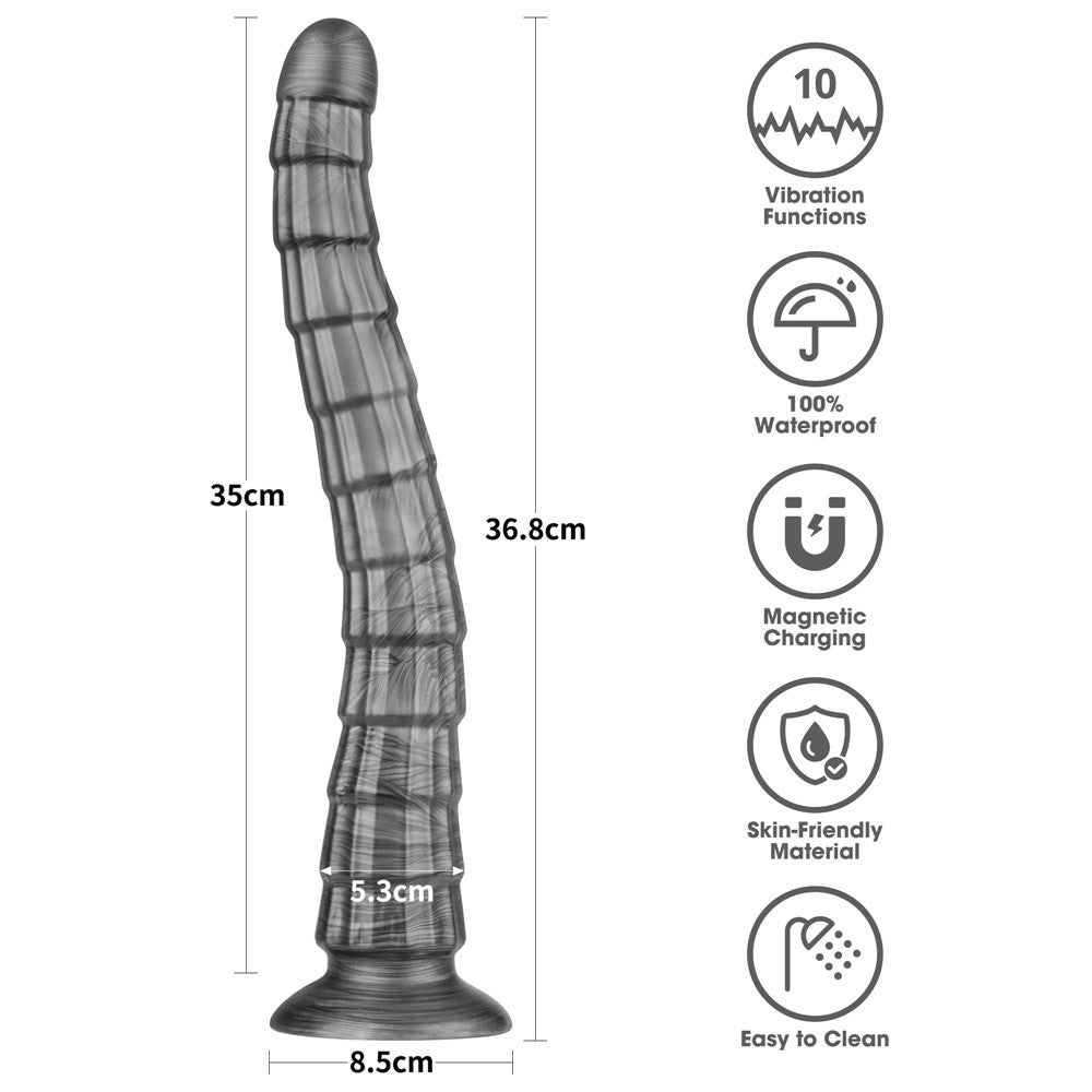 LOVETOY - 14.5" KING SIZED VIBRATING VIBRAX SLIDER