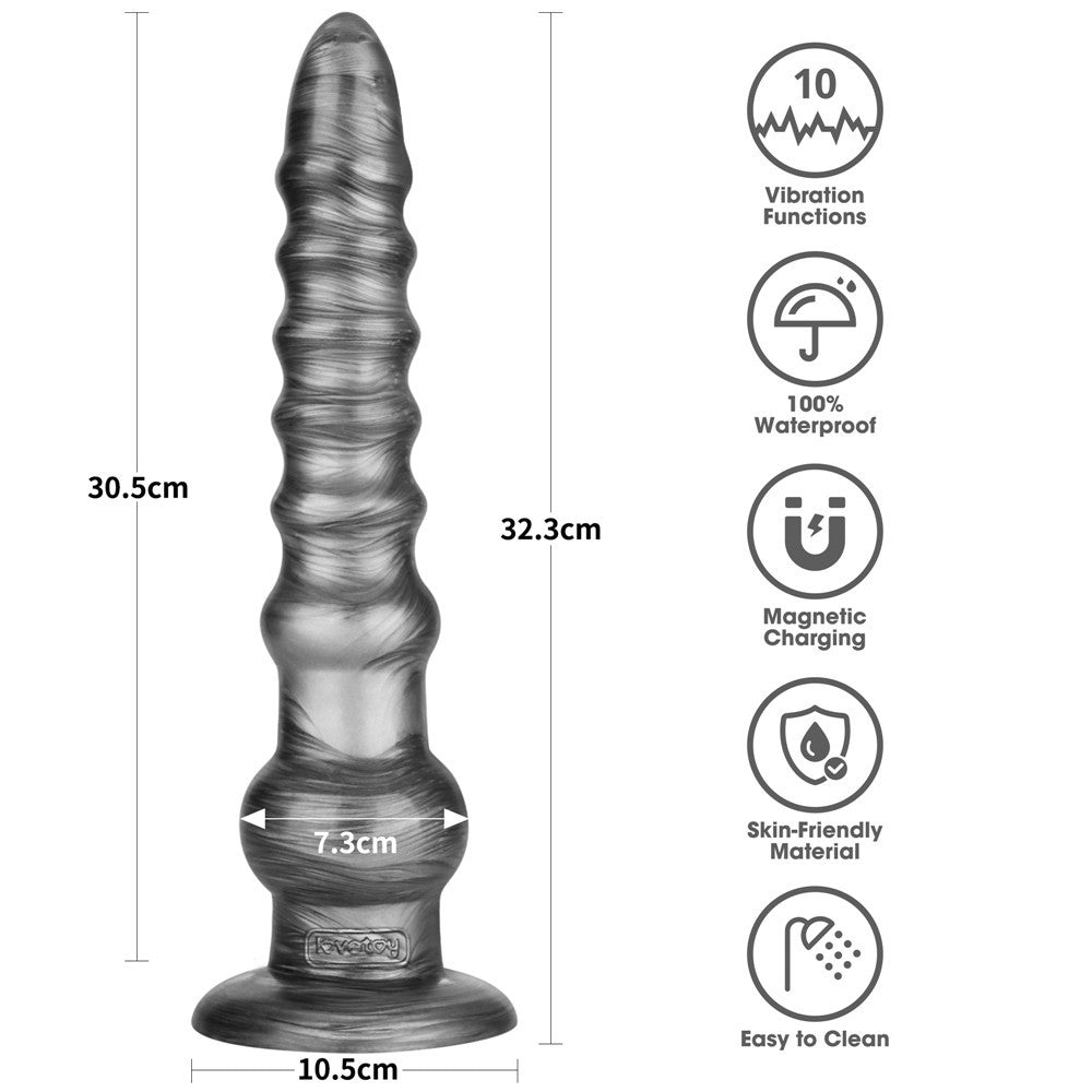 LOVETOY - 12.5" KING SIZED VIBRATING VIBRAX SLIDER