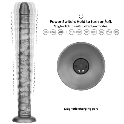 LOVETOY - 16" KING SIZED VIBRATING VIBRAX SLIDER