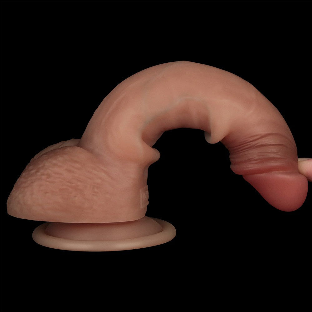 LOVETOY - 7.5'' SLIDING SKIN PRO DUAL LAYER SILICONE DONG
