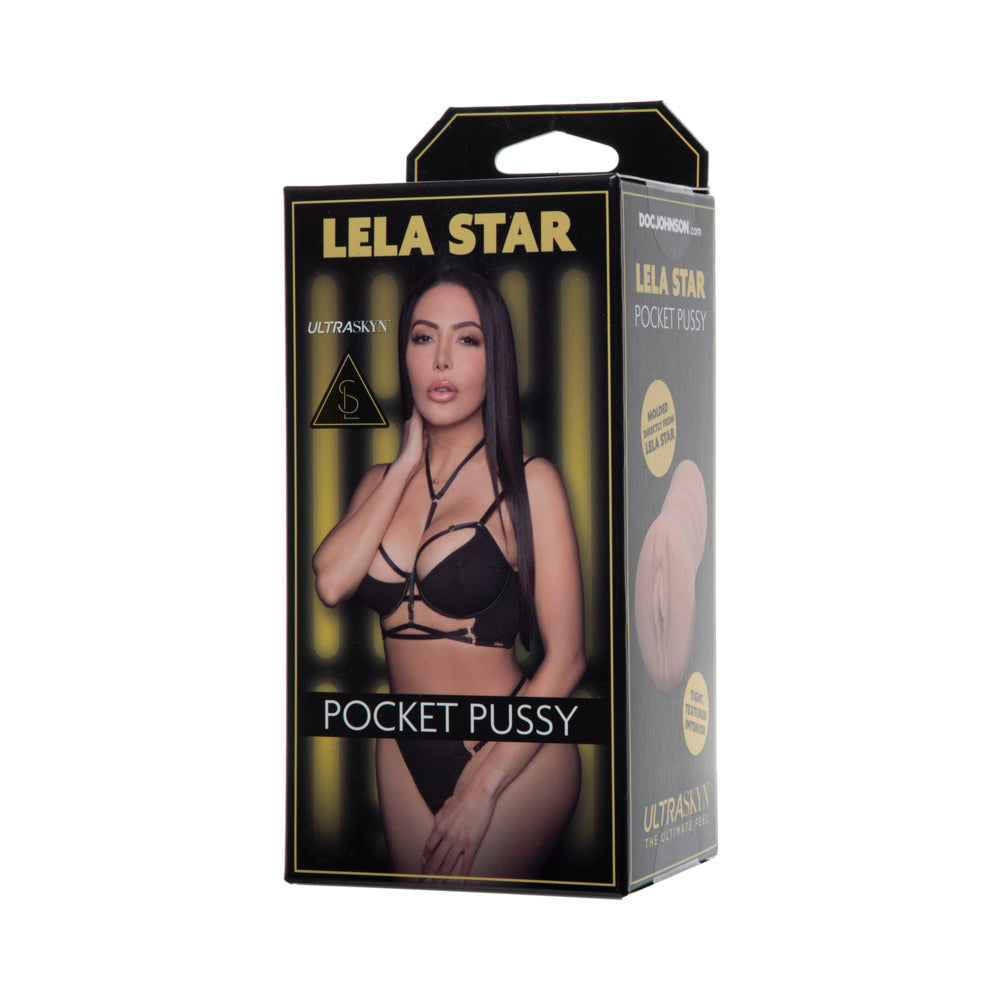 DOC JOHNSON - SIGNATURE STROKERS - LELA STAR - ULTRASKYN POCKET PUSSY VANILLA