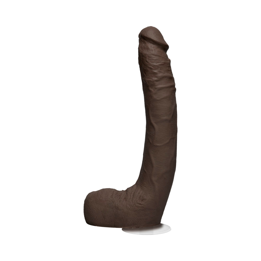DOC JOHNSON - PENE CON FIRMA JAX SLAYHER PENE ULTRASKYN DE 10 PULGADAS CON VENTOSA EXTRAÍBLE VAC-U-LOCK CHOCOLATE