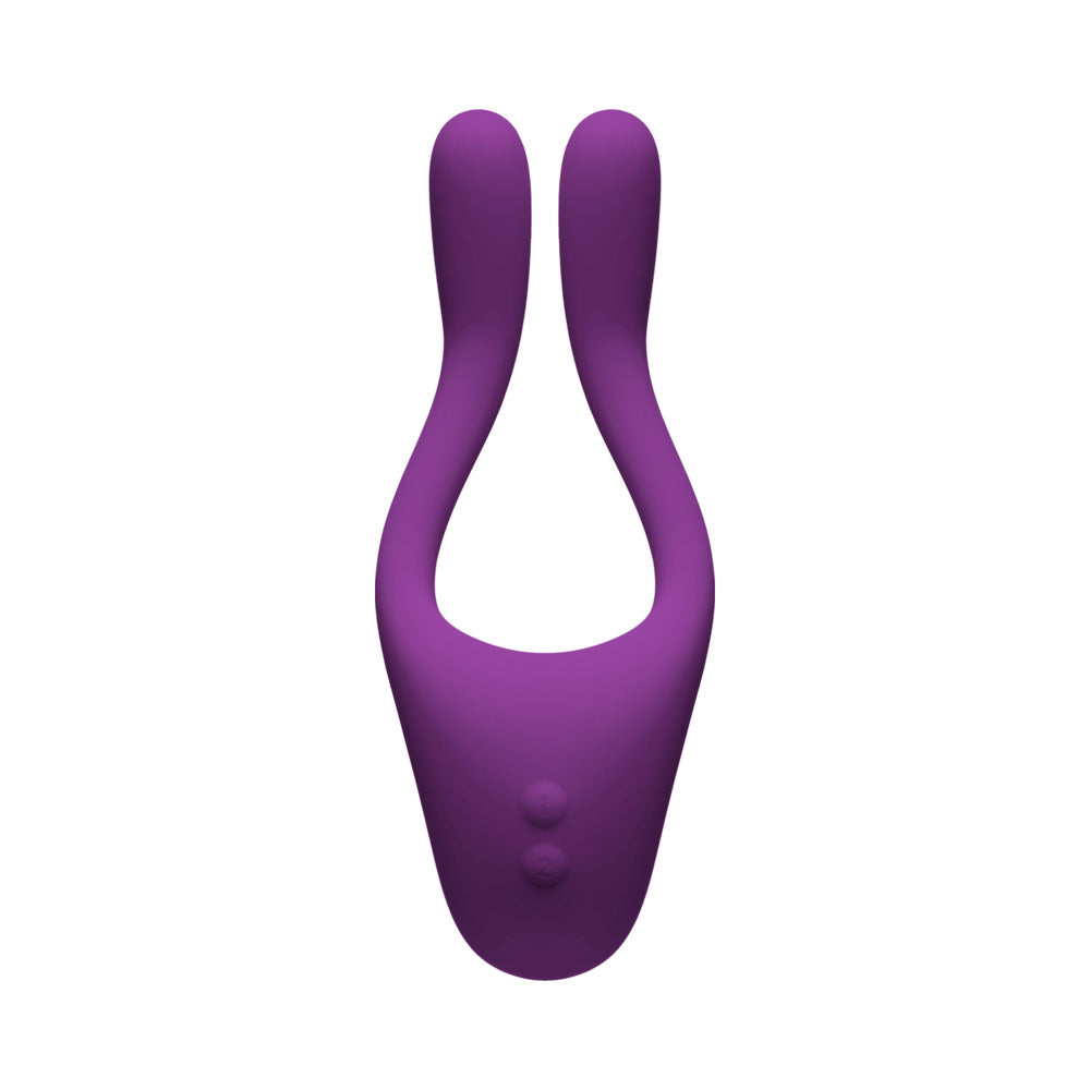 TRYST V2 BENDABLE MULTI EROGENOUS ZONE MASSAGER WITH REMOTE- PURPLE