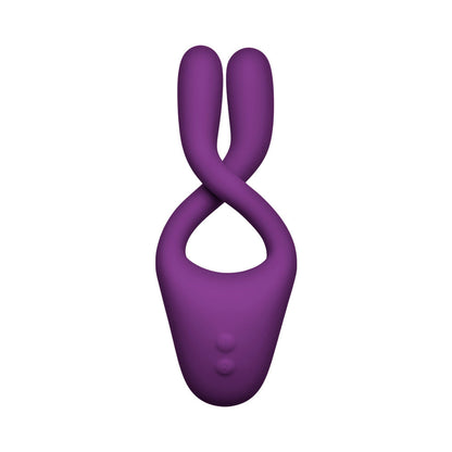 TRYST V2 BENDABLE MULTI EROGENOUS ZONE MASSAGER WITH REMOTE- PURPLE