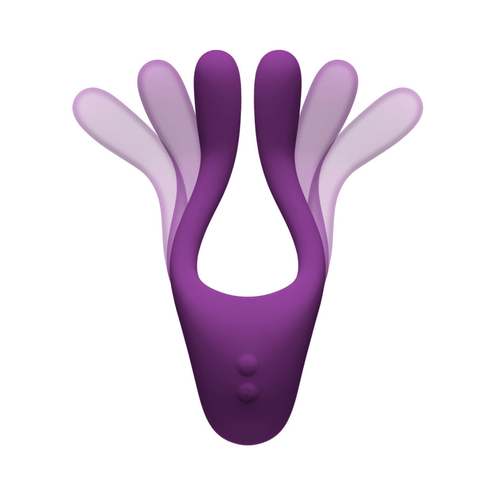 TRYST V2 BENDABLE MULTI EROGENOUS ZONE MASSAGER WITH REMOTE- PURPLE